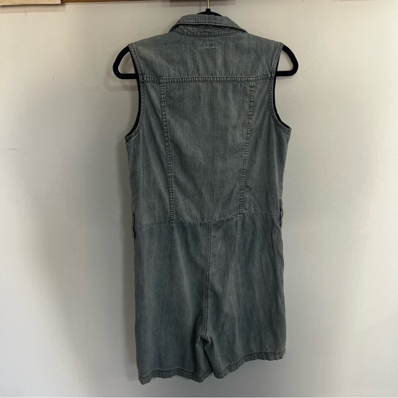 Faherty Utility Denim Romper - Picture 10 of 14
